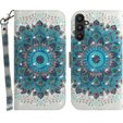 Zestaw Etui do Samsung Galaxy A54 5G, portfel z klapką, Mandala + szkło