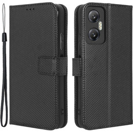 Etui z klapką do Infinix Hot 20 5G, Wallet Smart Magnet Case, czarne