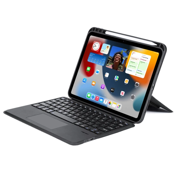 Etui z klawiaturą do iPad Air 10.9" 2022/2020 (5/4 gen.) / Pro 11" 2022/2021/2020/2018 (4/3/2/1 gen.), Dux Ducis DK series, czarne