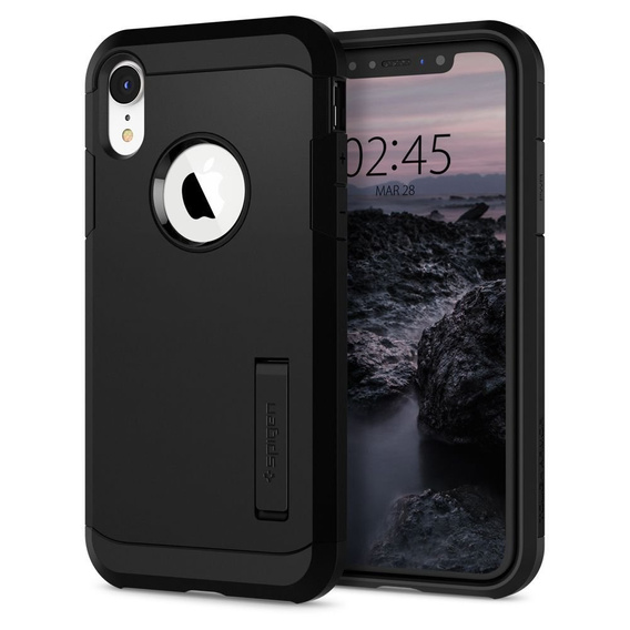 Etui Spigen do iPhone XR, Tough Armor, czarne