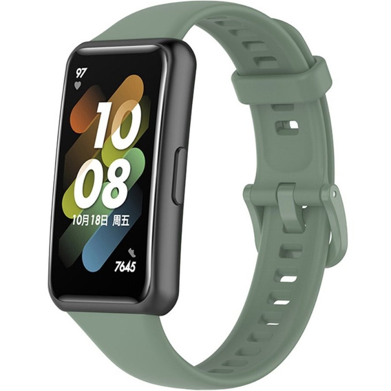 Pasek Silikonowy do Huawei Band 7, Zielony