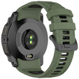 Pasek silikonowy do Garmin Instinct 3 Solar / Instinct 3 AMOLED 45mm – sportowy, zielono-czarny