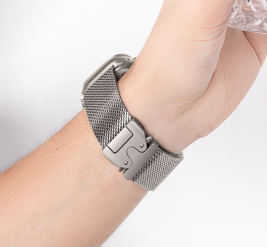 Bransoleta do Apple Watch 1/2/3/4/5/6/7/8/9/10/11/SE Ultra 1/2/3 42/44/45/46/49mm, Tytanowa