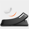 Etui do Xiaomi Redmi Note 10 / 10S, Karbon, czarne