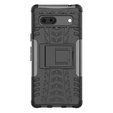 Etui do Google Pixel 7a, pancerne z podstawką, Kickstand Shockproof, Czarne