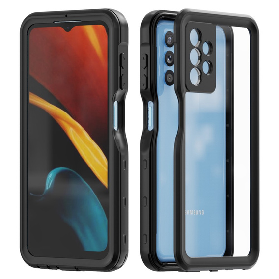 Etui Wodoodporne IP68 do Samsung Galaxy A13 4G, SHELLBOX, czarne