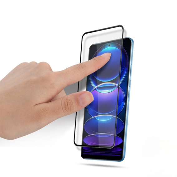Szkło Hartowane Mocolo Full Glue do Xiaomi Poco X5 Pro 5G, czarna ramka