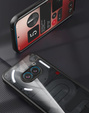 Etui do Nothing Phone 2a, Fusion Hybrid, z ochroną aparatu, przezroczyste / czarne