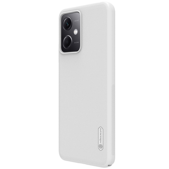 Etui NILLKIN do Xiaomi Redmi Note 12 5G / POCO X5 5G, Obudowa Super Frosted Shield Case, Białe
