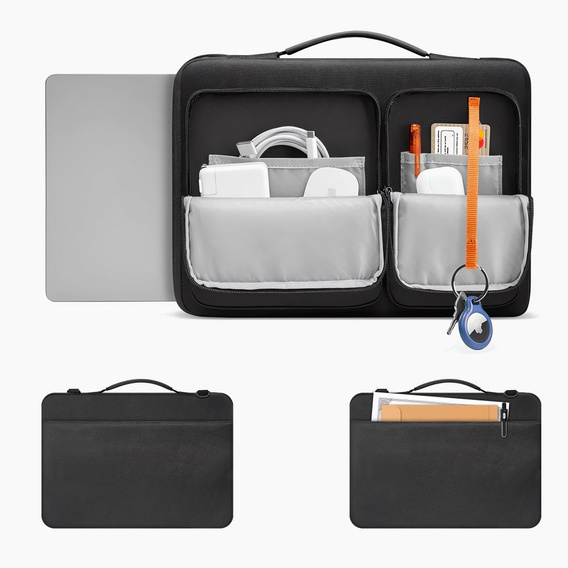Tech-Protect Defender Bag, Etui Torba do laptopów 15-16 cali, Czarna