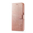 Etui z klapką do Oppo Reno 4 Z 5G, LC.IMEEKE, różowe rose gold