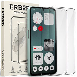 2x Szkło Hartowane ERBORD 9H Hard Glass do CMF Nothing Phone 2 Pro – codzienna ochrona w eleganckim wydaniu