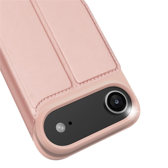 Etui Dux Ducis do iPhone 17 Air, Skin Pro, z klapką, z miejscem na kartę,  różowe