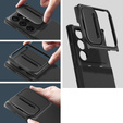 Spigen Optik Armor czarne etui do Samsung Galaxy S23 Ultra