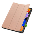 Etui do Lenovo Idea Tab 11" 2025 TB336FU TB336ZU, podstawka, Smartcase z miejscem na rysik, różowe rose gold