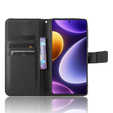 Etui z klapką do Poco F5 5G, Wallet Smart Magnet, czarne