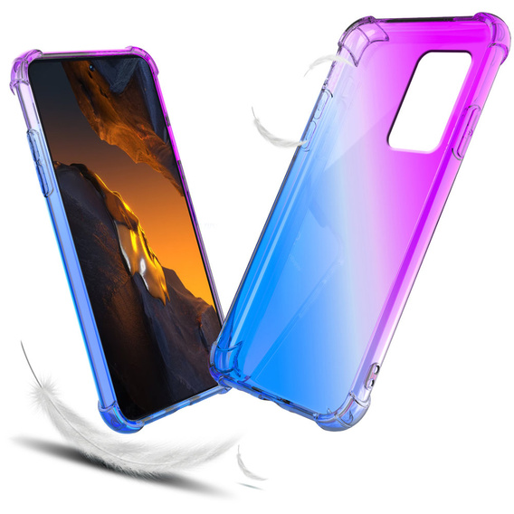 Etui Gradient Dropproof do Xiaomi Poco F5, Fioletowe / niebieskie