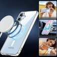 Etui do Samsung Galaxy S24 FE, Fusion Hybrid, do MagSafe, przezroczyste