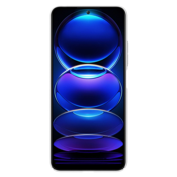 Etui NILLKIN do Xiaomi Redmi Note 12 5G / POCO X5 5G, Obudowa Super Frosted Shield Case, Białe