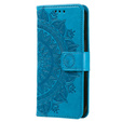 Etui z klapką do Samsung Galaxy A05s 4G, Mandala, niebieskie