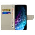 Etui z klapką do Samsung Galaxy M15 5G, Wallet, Owls niebieskie