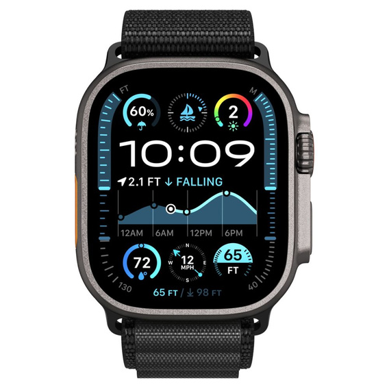 Pasek Spigen WBF1 Band do Apple Watch 8/9/10/11/SE/Ultra 1/2 (44/45/46/49 mm)
