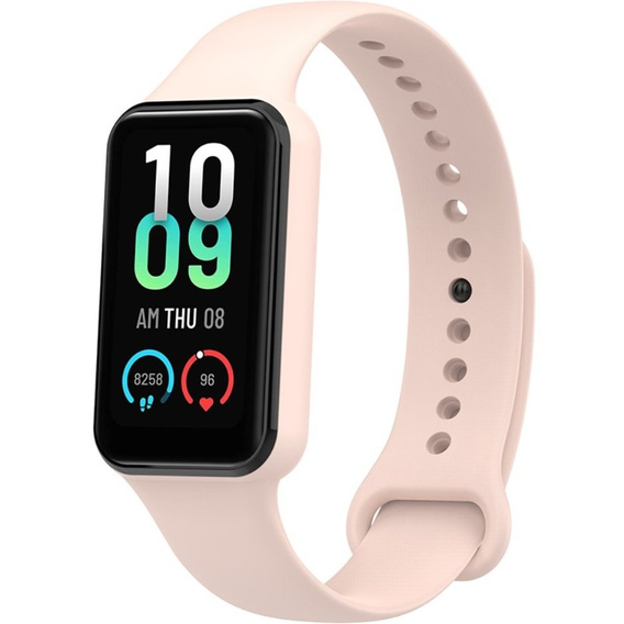 Pasek Silikonowy do Xiaomi Amazfit Band 7, Różowy