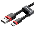 Baseus Cafule 1 m – wytrzymały kabel USB-A do USB-C 3A