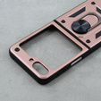 Etui pancerne do Samsung Galaxy Z Flip5 5G, Nox Case Ring, różowe rose gold
