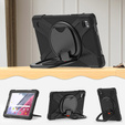 Etui dla dzieci do Samsung Galaxy Tab A7 Lite, pancerne z paskiem, Czarne