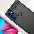 Etui do Motorola Moto G60S, Karbon, czarne