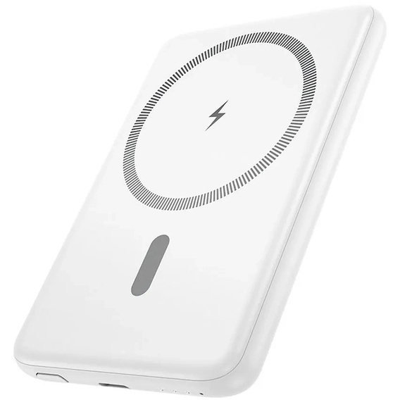 Power bank HOCO J140A 5000 mAh, MagSafe, PD/QC 20W – biały