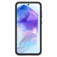 Etui Spigen do Samsung Galaxy A55 5G, Optik Armor, Czarne + Szkło