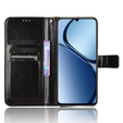 Etui z klapką do Realme C61, Crazy Horse Wallet, czarne