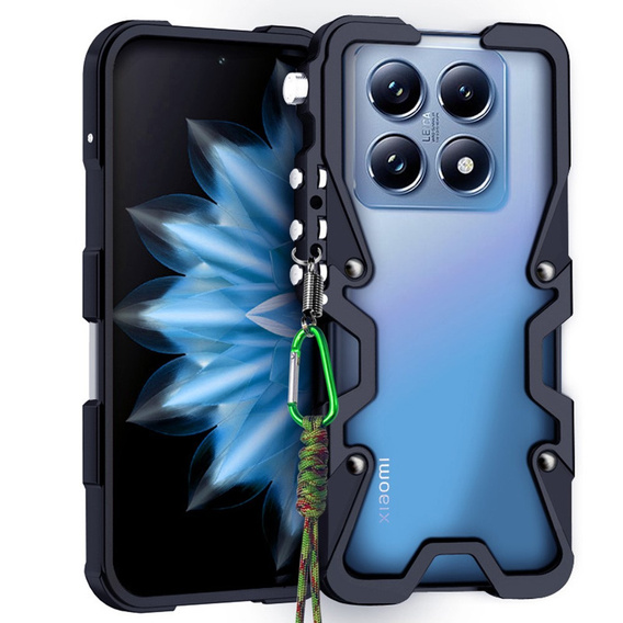 Aluminiowe etui ochronne bumper do Xiaomi 14T – czarne