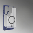 Etui do Samsung Galaxy S25 Ultra, Kickstand Matt Case, do MagSafe, granatowe