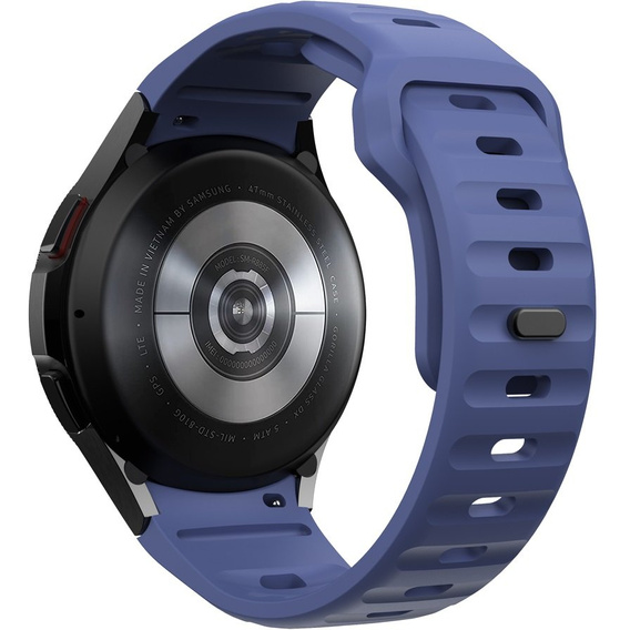 Pasek Silikonowy do Samsung Galaxy Watch 4/5/6, Ciemny Niebieski
