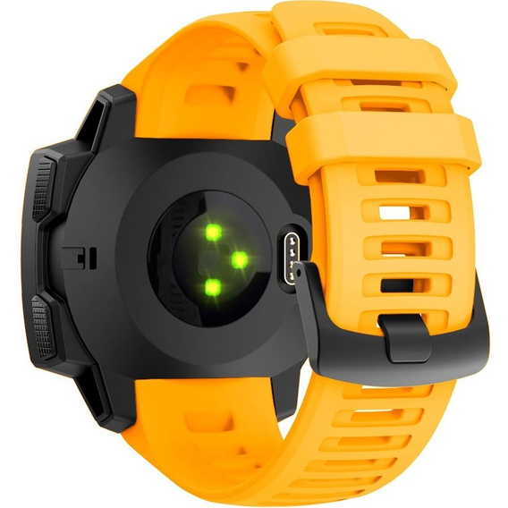 Pasek Silikonowy do Garmin Instinct / Instinct 2, Żółty