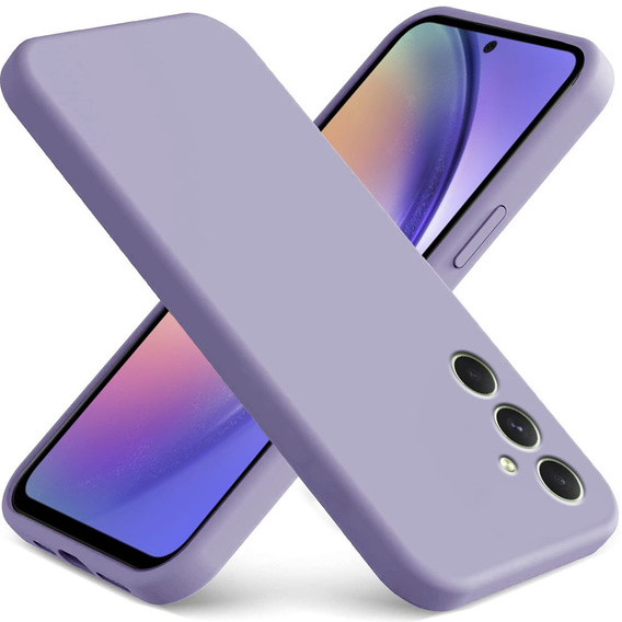 Etui do Samsung Galaxy A54 5G, Silicone Lite, fioletowe