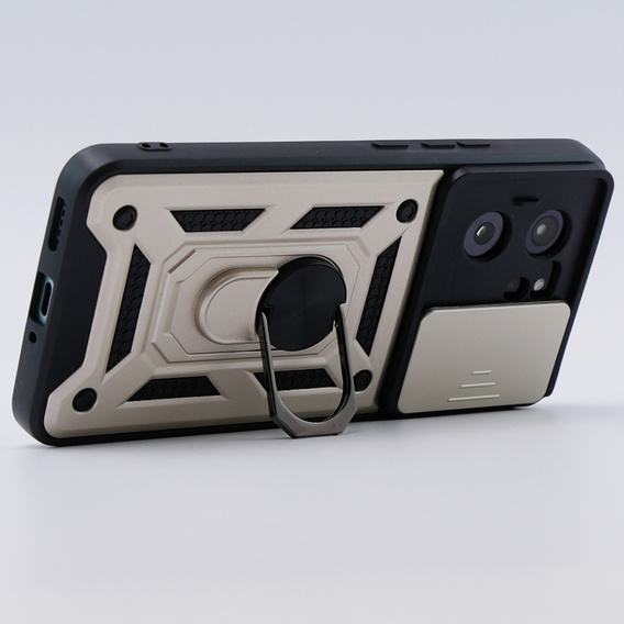 Etui pancerne do Xiaomi 13T / 13T Pro, CamShield Slide, złote