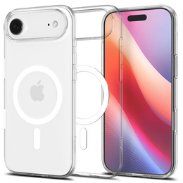 Etui Spigen do iPhone 17 Air, Liquid Crystal Mag MagSafe, Clear/White