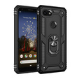 Etui pancerne do do Google Pixel 3A, Nox Case Ring, czarne
