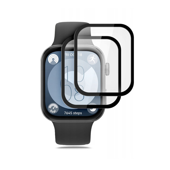 2x Szkło Hybrydowe ERBORD do Huawei Watch Fit 3