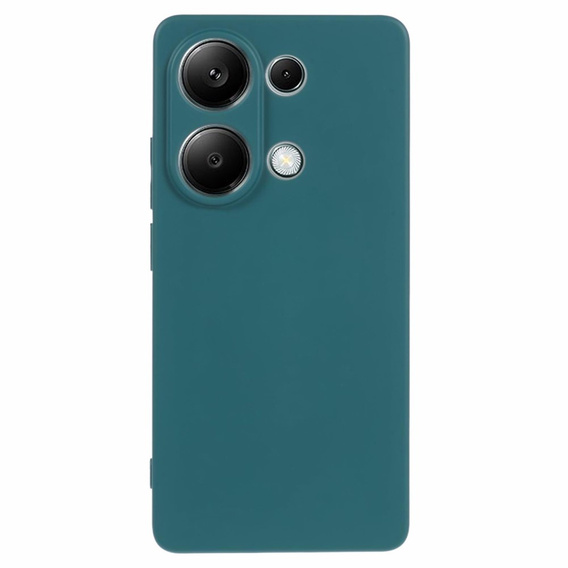 Etui do Xiaomi Redmi Note 13 Pro 4G / Xiaomi Redmi Note 14S / Xiaomi Poco M6 Pro 4G, Silicone Lite, ciemnozielone