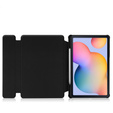 Etui z klawiaturą do Samsung Galaxy Tab S6 Lite 2024 / 2022 / 2020, Rotary 360° Leather, czarne