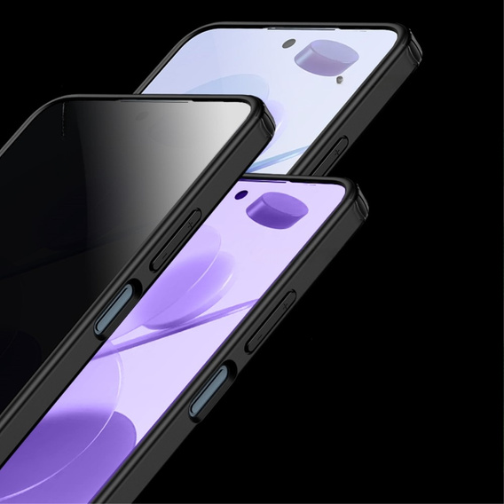 Etui do Xiaomi Redmi Note 12 4G, Fusion Hybrid, przezroczyste / czarne