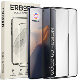 2x Szkło Hartowane ERBORD 3D do Motorola Edge 60 Fusion – ochrona całego ekranu