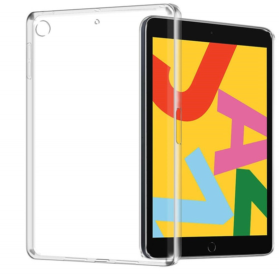Etui do iPad 10.2" 2021/2020/2019 (9/8/7 gen.), Silikonowe, przezroczyste
