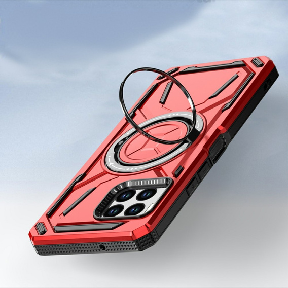 Etui do T Phone 2 Pro 5G, Heavy Duty Ring, czerwone
