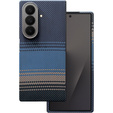 Etui do Samsung Galaxy Z Fold6 5G - magnetyczne Aramid Fiber, niebieskie